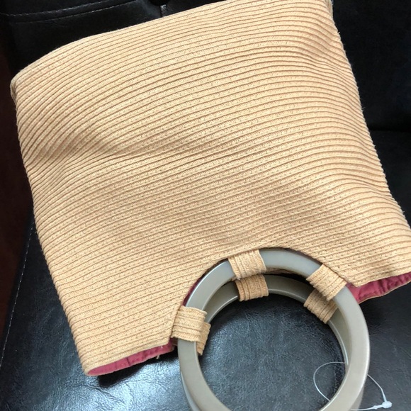 🆕 Liz Claiborne Woven Straw Bag - Picture 5 of 8
